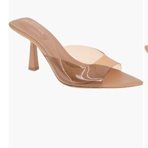 BCBGeneration Women's Brown Clear Heels